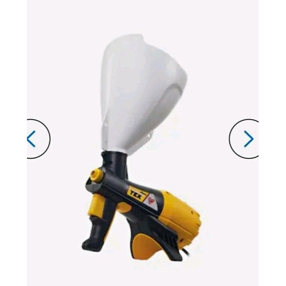 Wagner Power Tex Texture Sprayer 1 Gal Hopper AC 1000W Built-In Turbine